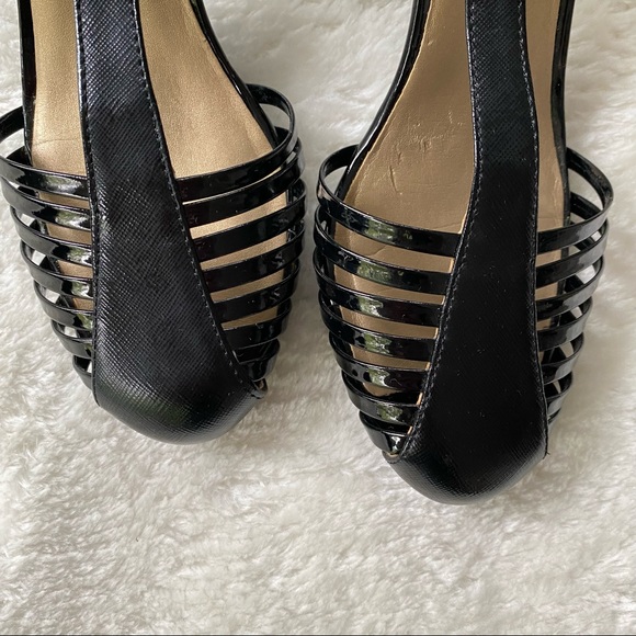 me too black patent shoe ankle strap SIZE 7-1/2 M - Picture 3 of 10